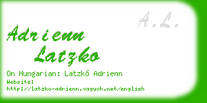 adrienn latzko business card
