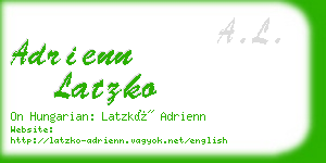 adrienn latzko business card